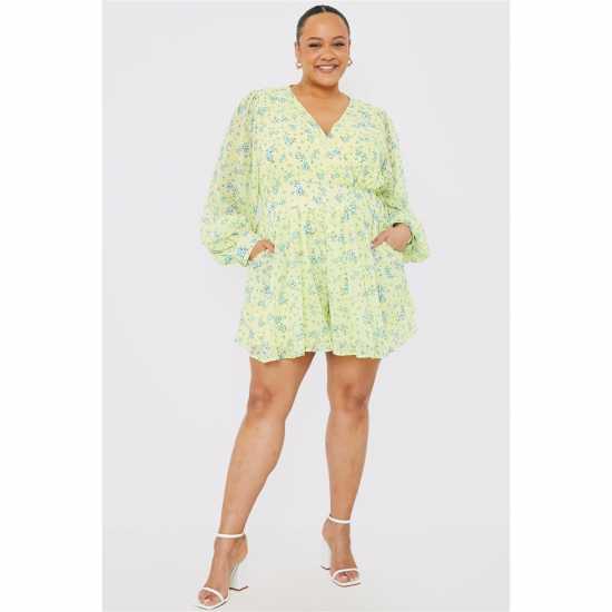 In The Style Curve Wrap Playsuit