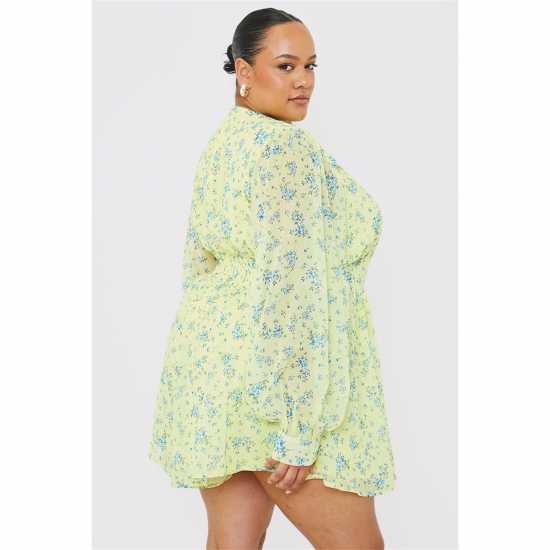 In The Style In The Style Curve Wrap Playsuit  Дамски къси панталони