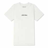 Jack Wills Big Back Logo Jn53 Vintage White Детски тениски и фланелки