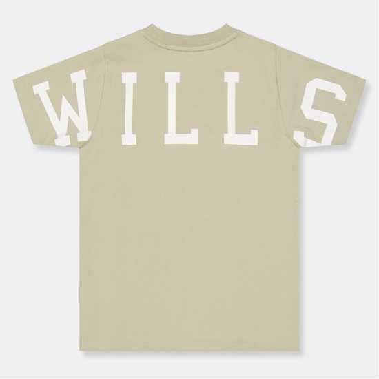 Jack Wills Jw Big Back Logo Regular Fit T-Shirt Върба Jack Wills Jw Big Back Logo Regular Fit T-Shirt Върба