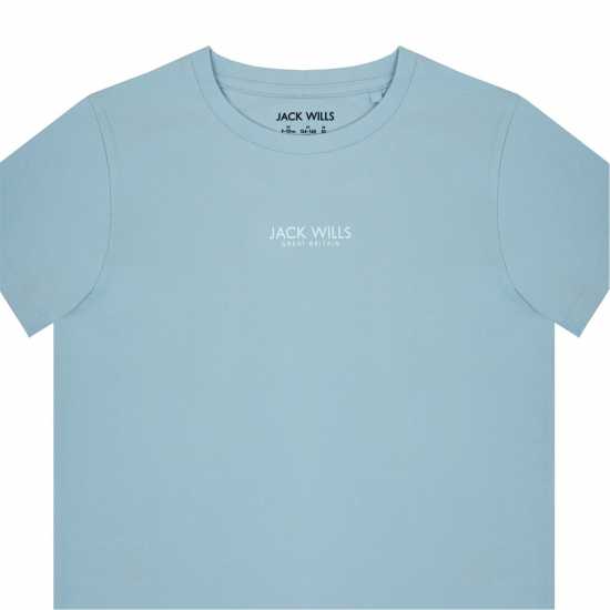Детски тениски и фланелки Jack Wills Core Bird Short Sleeve T-Shirt Juniors Благороден син Jack Wills Core Bird Short Sleeve T-Shirt Juniors Благороден син Детски тениски и фланелки