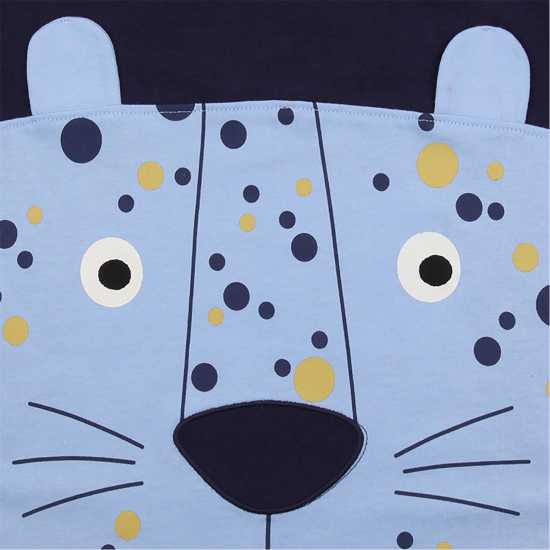 Lilly And Sid Leopard Face Tee Jn99  Детски тениски и фланелки