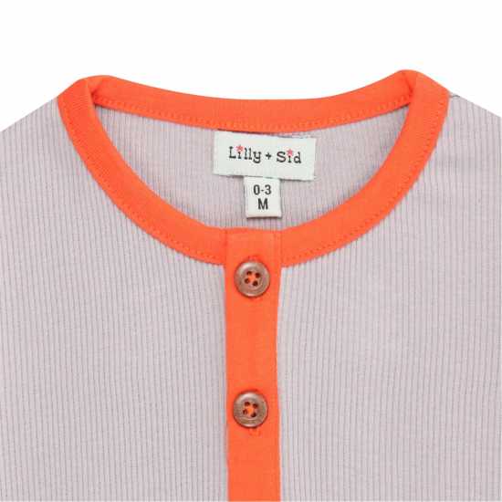 Детски тениски и фланелки Lilly And Sid 2Pk Henley Top Jn99 Lilly And Sid 2Pk Henley Top Jn99 Детски тениски и фланелки