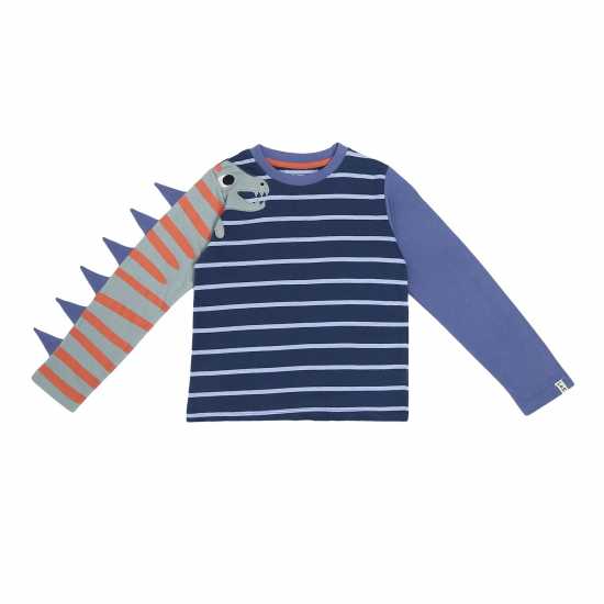 Lilly And Sid Dino Sleeve Top Jn99  Детски тениски и фланелки