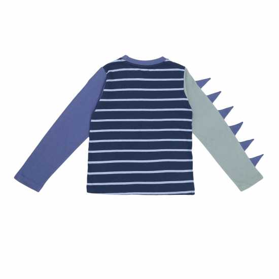 Lilly And Sid Dino Sleeve Top Jn99  Детски тениски и фланелки