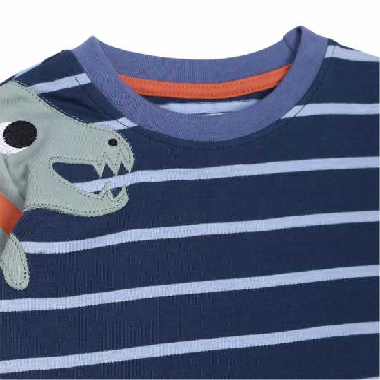 Lilly And Sid Dino Sleeve Top Jn99  Детски тениски и фланелки