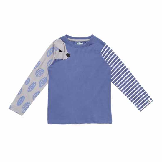 Lilly And Sid Leopard Slv Top Jn99  Детски тениски и фланелки