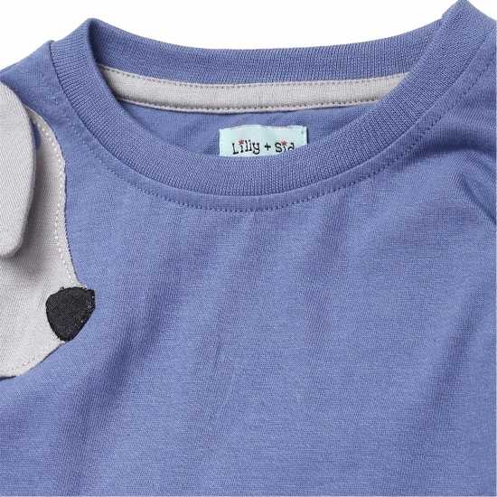 Lilly And Sid Leopard Slv Top Jn99  Детски тениски и фланелки