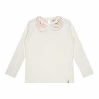 Regular Fit Rainbow Collar T-Shirt  