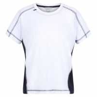 Regatta Kids' Regular Fit T-Shirt Бяло/Морско синьо 
