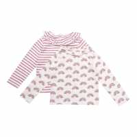 Lilly And Sid Regular Fit Rainbow Stripe T-Shirt  Детски тениски и фланелки