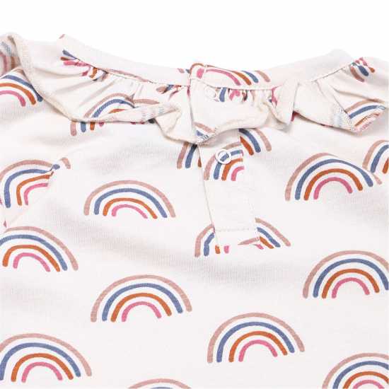 Lilly And Sid Regular Fit Rainbow Stripe T-Shirt  Детски тениски и фланелки