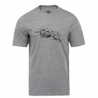No Fear Мъжка Тениска Graphic T Shirt Mens Grey Мъжки тениски и фланелки