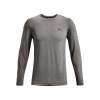Under Armour Мъжка Тениска Armour Rush Seamless T Shirt Mens Grey Мъжки ризи