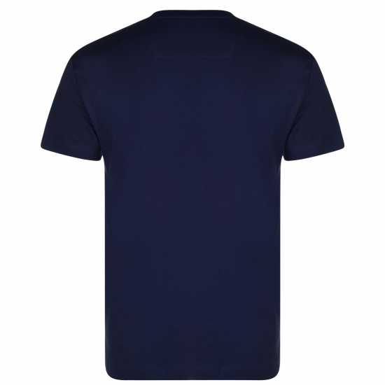Howick Crew Neck T-Shirt Navy - Tshirts under 20