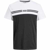 Jack And Jones Distance T-Shirt White/DGM Мъжки тениски и фланелки