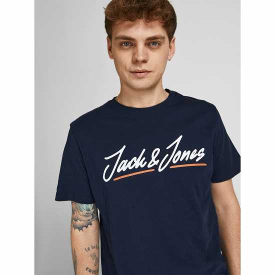 Jack And Jones Мъжка Риза T-Shirt Mens Navy Мъжки ризи