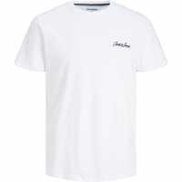 Jack And Jones Reset T-Shirt White Мъжки тениски и фланелки