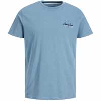 Jack And Jones Reset T-Shirt Blue H Marl Мъжки тениски и фланелки