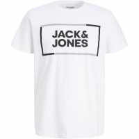 Jack And Jones Jack & Jones Direct T-Shirt White Мъжки тениски и фланелки
