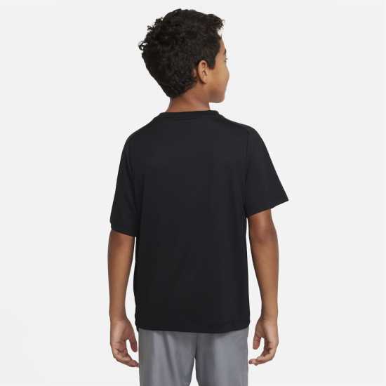 Nike Df Mlti  Ss Top Jn99 Black/White Детски тениски и фланелки