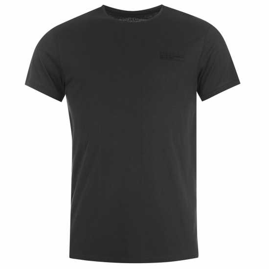 Firetrap Тениска Trek T Shirt Mens Черно Мъжко облекло за едри хора