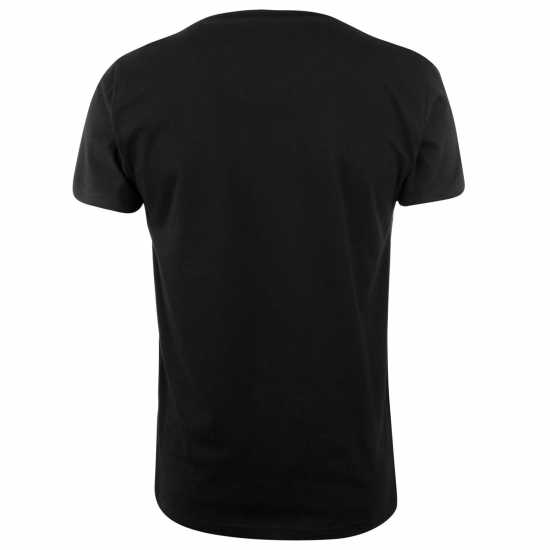 Firetrap Тениска Trek T Shirt Mens Черно Мъжко облекло за едри хора