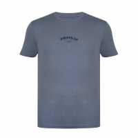 Firetrap Тениска Trek T Shirt Mens Dark Grey Мъжко облекло за едри хора