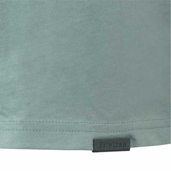 Firetrap Тениска Trek T Shirt Mens Sage 