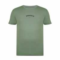 Firetrap Тениска Trek T Shirt Mens Светло кахи Мъжко облекло за едри хора