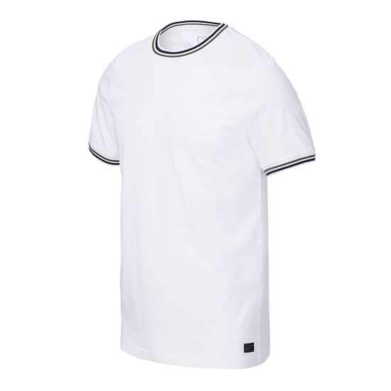 Firetrap Мъжка Риза Lazer T-Shirt Mens White - Мъжки ризи