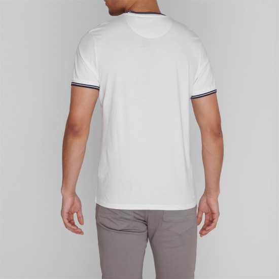Firetrap Мъжка Риза Lazer T-Shirt Mens White - Мъжки ризи