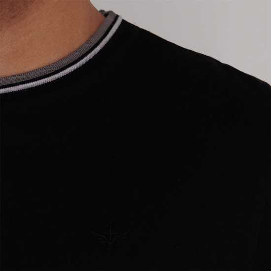 Firetrap Мъжка Риза Lazer T-Shirt Mens Black Мъжки ризи