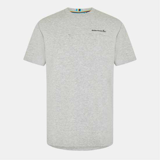 Modern Amusement Penm Pocket Regular Fit T-Shirt Среден сив мрамор 