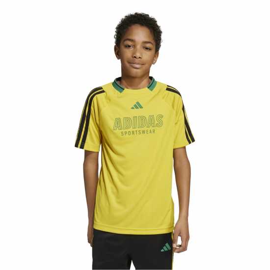 Adidas House Of Tiro T-Shirt Juniors Жълто Adidas House Of Tiro T-Shirt Juniors Жълто