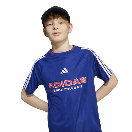 adidas House of Tiro T-Shirt Juniors Морска синьо 