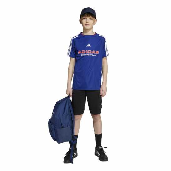 adidas House of Tiro T-Shirt Juniors Морска синьо 