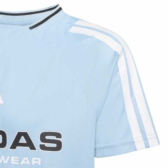 Adidas House Of Tiro T-Shirt Juniors Небесно синьо Adidas House Of Tiro T-Shirt Juniors Небесно синьо