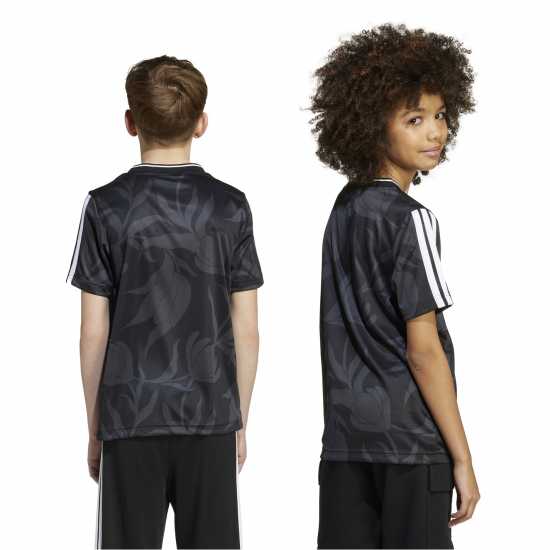 Adidas Of Tiro Allover-Print T-Shirt Juniors  