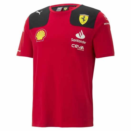 Puma Scuderia Ferrari Team Top  - Дамски тениски и фланелки