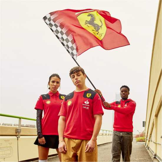 Puma Scuderia Ferrari Team Top  Дамски тениски и фланелки