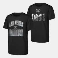 Nfl Kids' Never Quit Performance Short Sleeve T-Shirt LV Raiders 