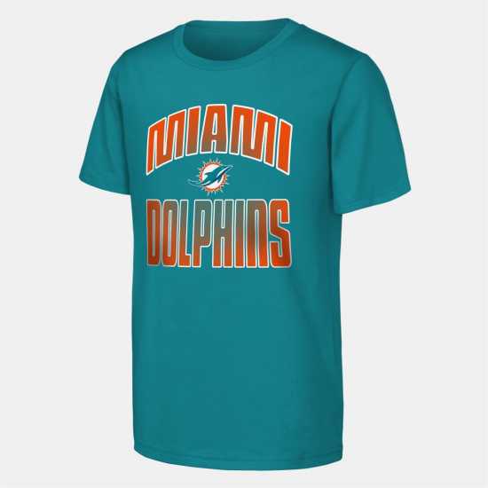Nfl Kids' Never Quit Performance Short Sleeve T-Shirt Miami Dolphins Nfl Kids' Never Quit Performance Short Sleeve T-Shirt Miami Dolphins