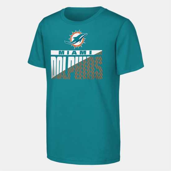 Nfl Kids' Never Quit Performance Short Sleeve T-Shirt Miami Dolphins Nfl Kids' Never Quit Performance Short Sleeve T-Shirt Miami Dolphins