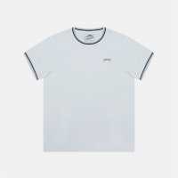 Slazenger Tipped T-Shirt Jn61 White Детски тениски и фланелки