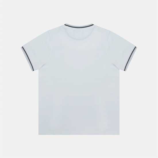 Slazenger Tipped T-Shirt Jn61 White Детски тениски и фланелки