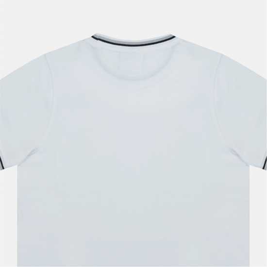Slazenger Tipped T-Shirt Jn61 White Детски тениски и фланелки