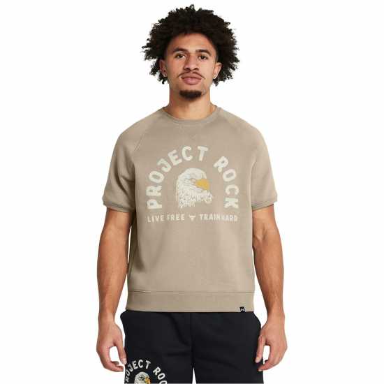 Under Armour Men's Pr Eagle Crew Regular Fit T-Shirt Кафяво 