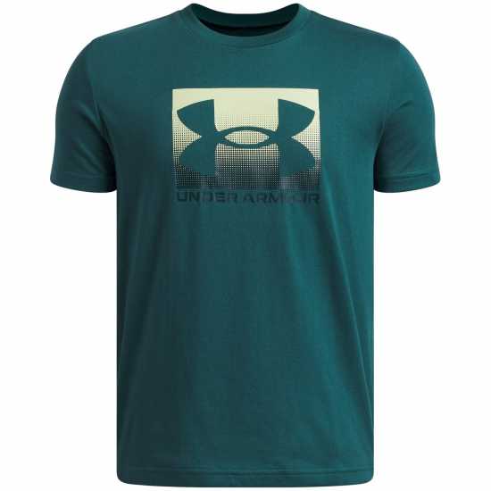 Under Armour Kids' B Boxed Sports Update Short Sleeve T-Shirt R Green/F Green 