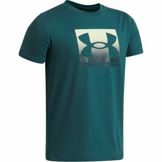 Under Armour Kids' B Boxed Sports Update Short Sleeve T-Shirt R Green/F Green 